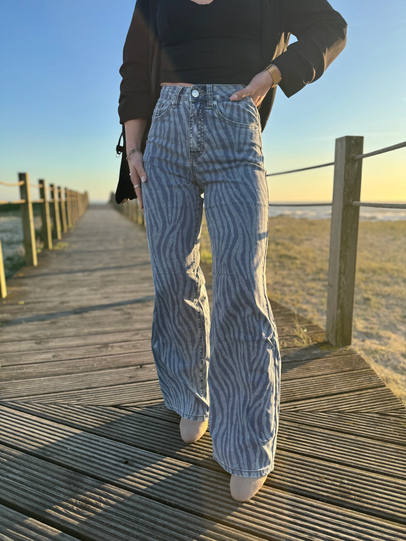 Calça zebra