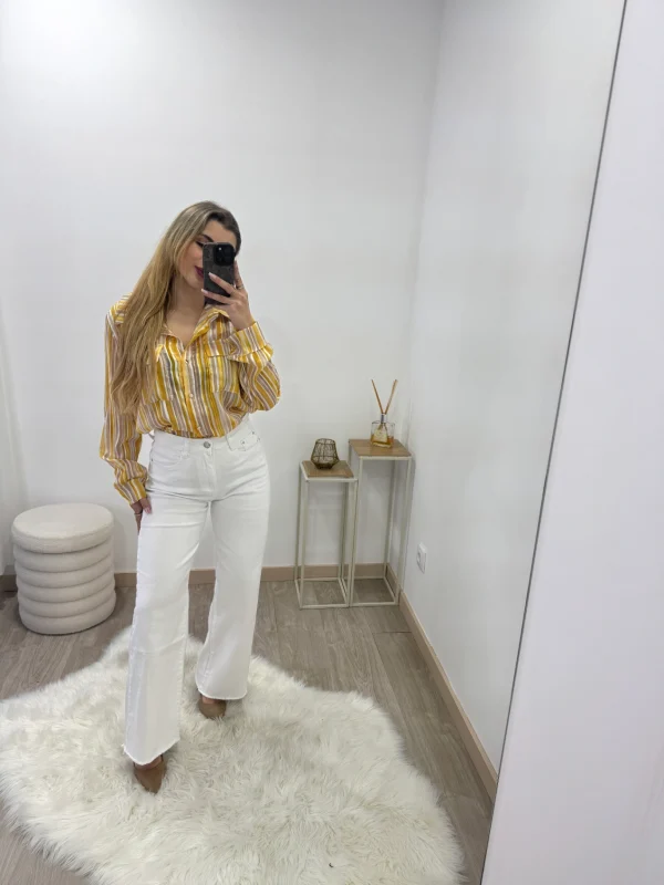 wide leg branca