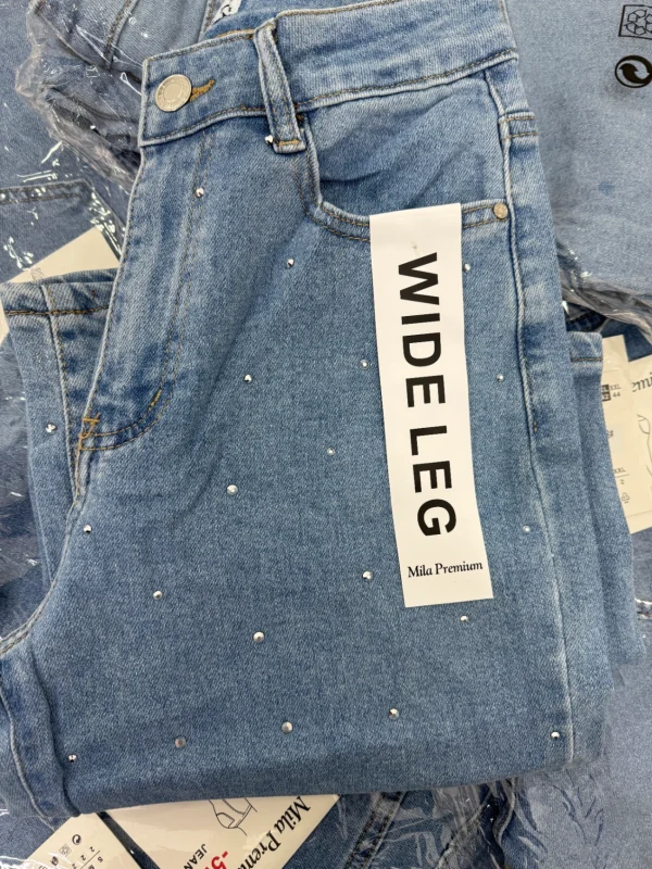Wide leg com brilhos