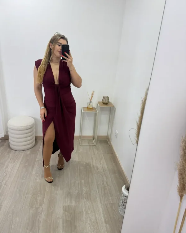 Vestido drapeado (2)