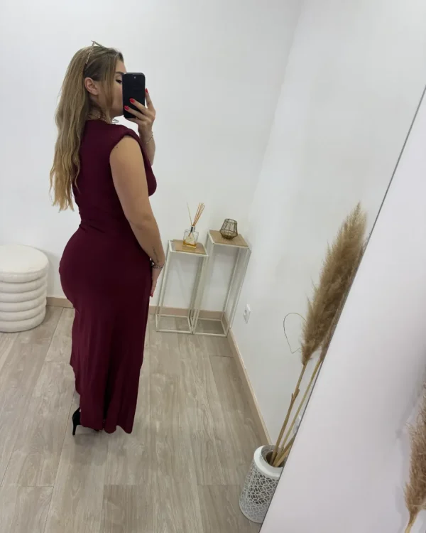 Vestido drapeado (3)